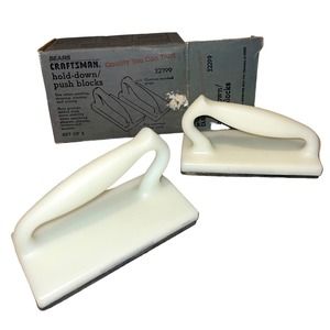 Vintage Sears Craftsman Hold Down Push Blocks 92299